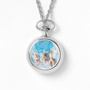 MONTRE TAILLE D'HIVER DE CHEVAUX ARABIENS