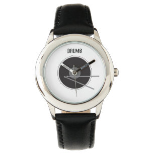 Montre Tambours Batteur Percussion Musique Rock Minimalis