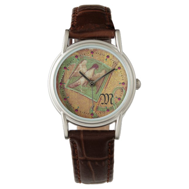 MONTRE TAROTS ANTIQUES, CARTES JUDICIAIRES, MONOGRAMME DE (devant)