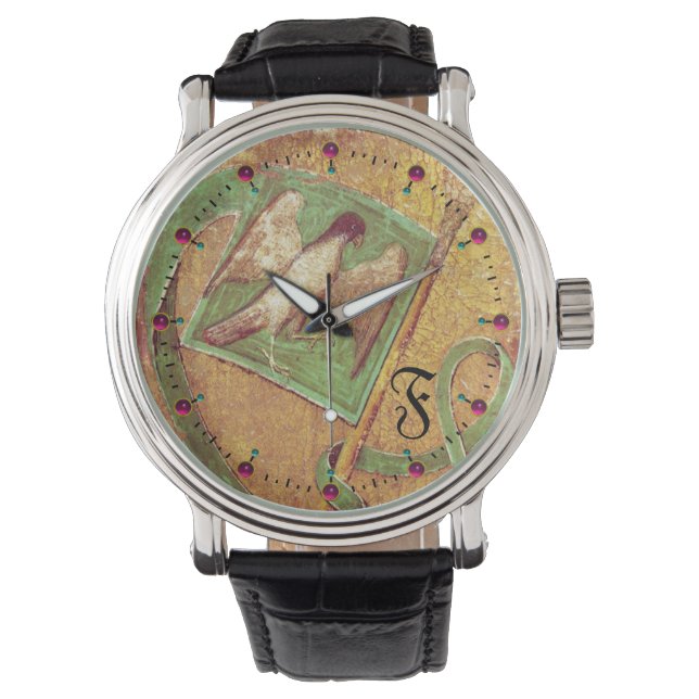 MONTRE TAROTS ANTIQUES, CARTES JUDICIAIRES, MONOGRAMME DE (devant)