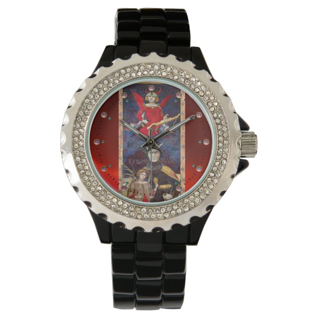 Montre Tarots Renaissance antique / 15 LE DIABLE (devant)
