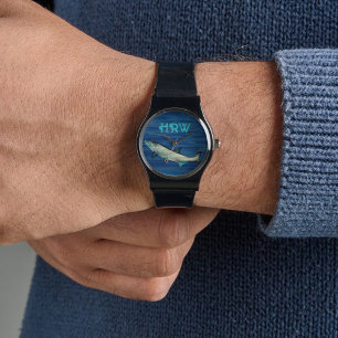 Montre Tarpon Pêche eau salée Monogramme