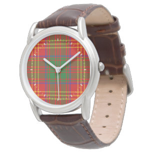 Montre Tartan de clan de brûlures