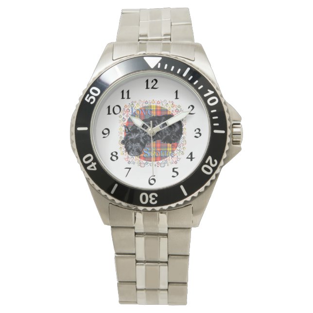 Montre Tartan du Terrier Écossais (devant)