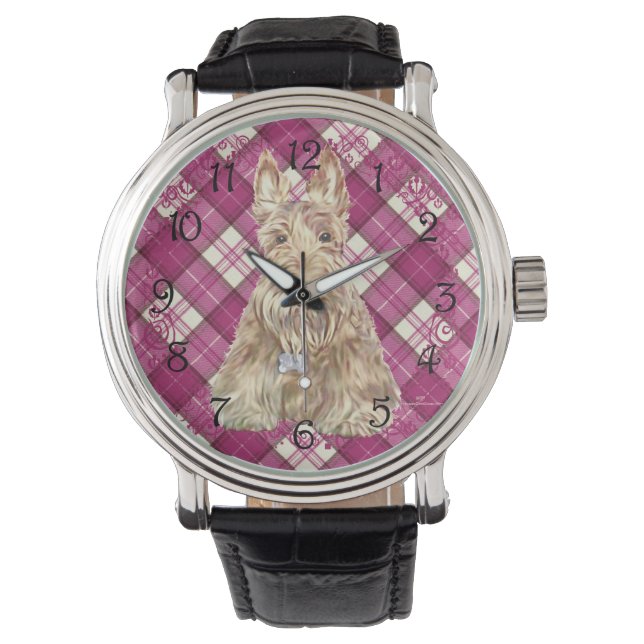 Montre Tartan Scottie Blé (devant)