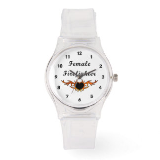 Montre Tatouage de pompier féminin