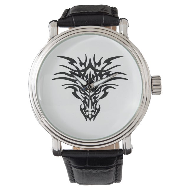 Montre Tatouage-Dragon-Visage (devant)