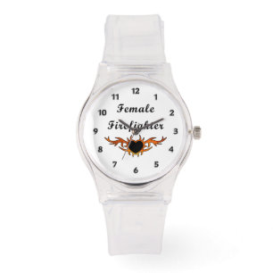 Montre Tatouage femelle de sapeur-pompier