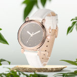 Montre Taupe argent personnalisé eWatch Watch<br><div class="desc">Cadeau pour elle,  poignet taupe argent</div>