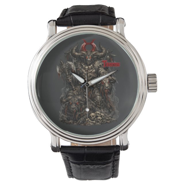 Montre Taurus — Le Seigneur de Guerre Inférnal (devant)