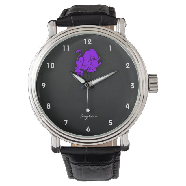 Montre Taurus violet violet (devant)