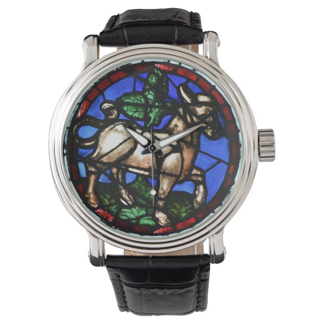 Montre Taurus Zodiac Vitrail Notre-Dame de Paris W1 (devant)