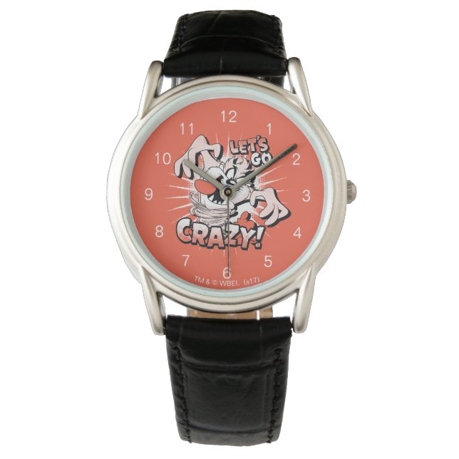 Montre TAZ™ "Fous le camp !" Mi-ton (devant)