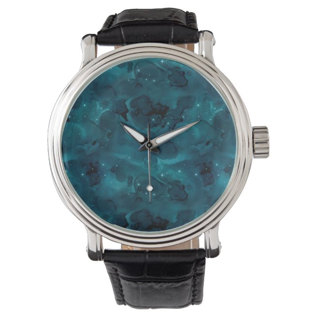 Montre Teal Galaxy Series Design 5 (devant)