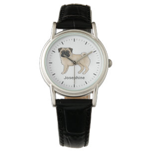 Montre Teckels Carlin Mops Race De Chien Design Avec Nom