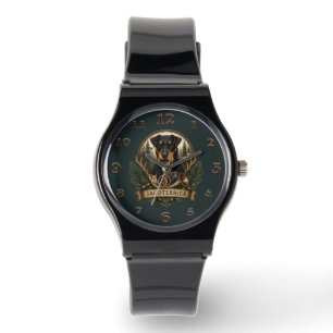 Montre Teckels de chasse ,  Logo de chasse