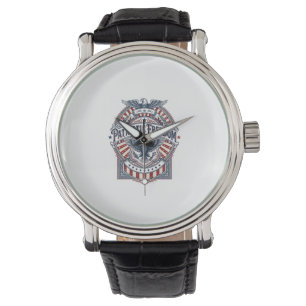 Montre Tee-shirt graphique vectoriel USA Foi patriotique