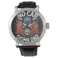 Tee-shirt No Cap Sigma Dad Viking Skull pour pères