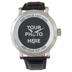 Montre Télécharger une photo et ajouter du texte - Person
