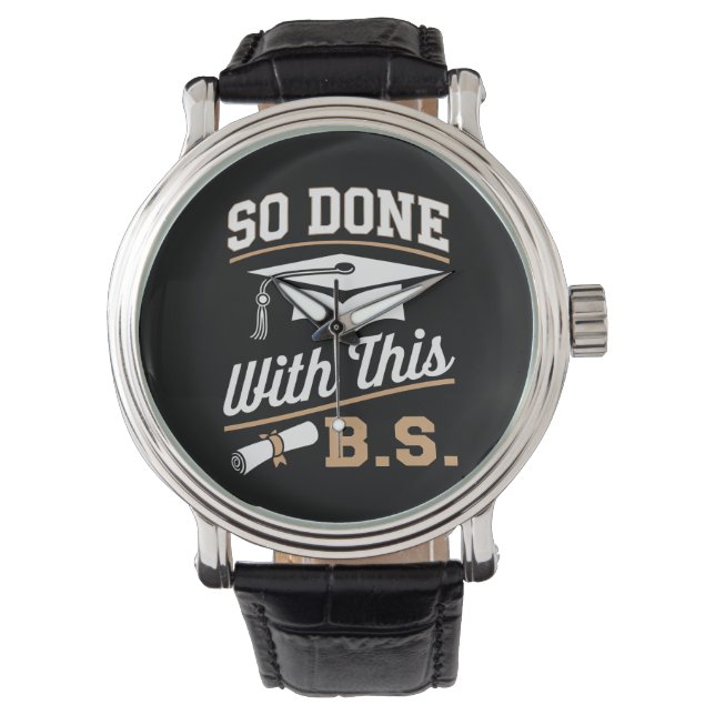 Montre Tellement fini avec cette licence de BS Promotion (devant)