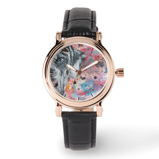 Montre Temps avec votre Grand Danois (Recto)