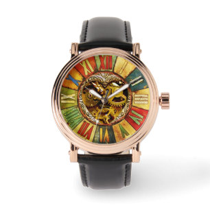 MONTRE TEMPS COLORÉ / COEUR DE PUNK À VAPEUR