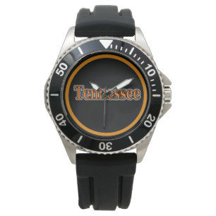 Montre Tennesee Black & Orange Watch