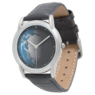 Montre Terre Pleine Montrant Des Nuages Simulés Sur L'Ant