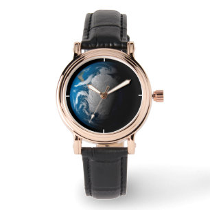 Montre Terre Pleine Montrant Des Nuages Simulés Sur L'Ant