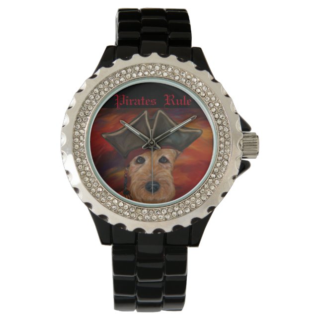 MONTRE TERRIER AIREDALE PIRATE (devant)