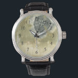 Montre Tête de fleurs Abstraite de texture laquée<br><div class="desc">Une tonalité de céladon vert jade vitré entoure cette abstraite pièce à fleurs créée par Jennifer Goldberger. Vous pouvez presque sentir la texture sous vos doigts. Une belle pièce qui aurait l'air superbe sur votre mur ou en imprimé sur un t-shirt !</div>