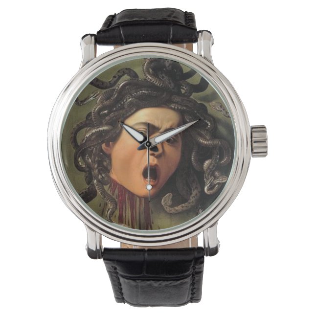 Montre Tête De La Méduse Par Caravaggio (devant)