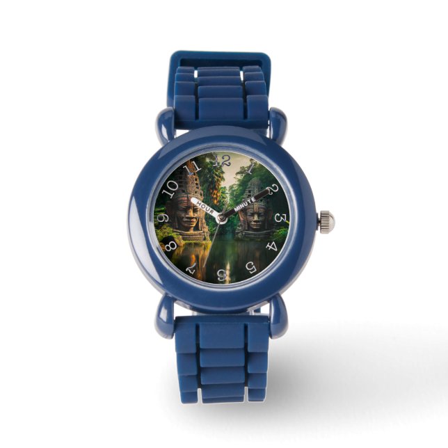 Montre Têtes anciennes - Bezel avec chiffres noirs (Recto)