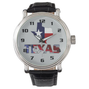 Montre Texas très patriotique et carte Design moderne