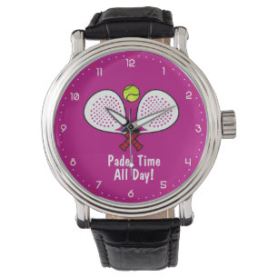 Montre Texte personnalisé🎾Padel Smash Time