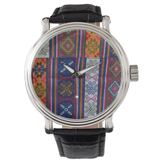 Montre Textile bhoutanais (devant)
