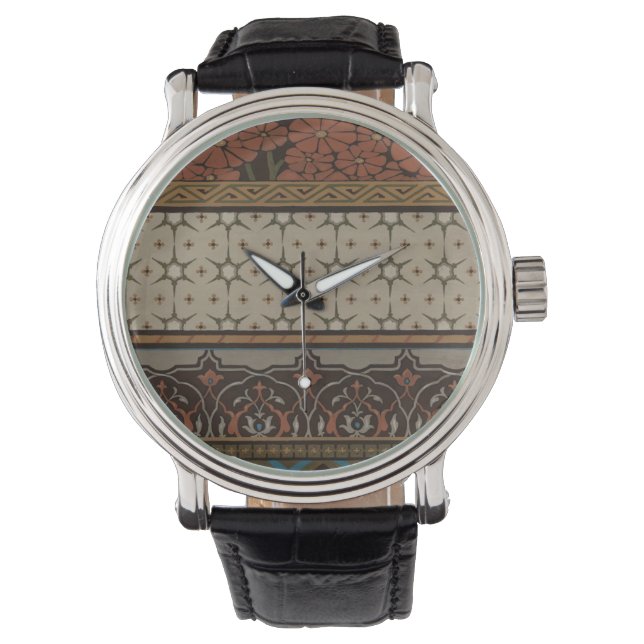 Montre Textile d'origine avec Motifs décoratifs (devant)
