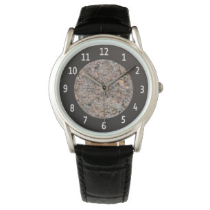 Montre Texture élégante de roche de géologie