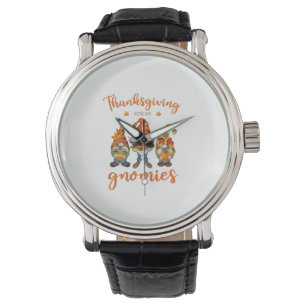 Montre Thanksgiving Avec Mes Gnomies Les Gnomes D'Automne