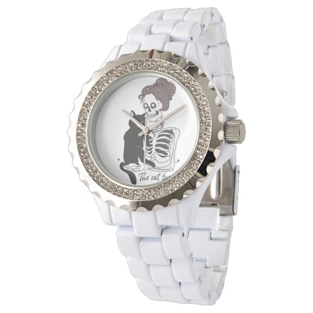 Montre The Cat Love Cute Romantic Cat Design Perfect  (Incliné)