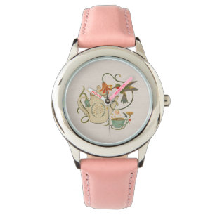 Montre Thé floral Vintage de lin