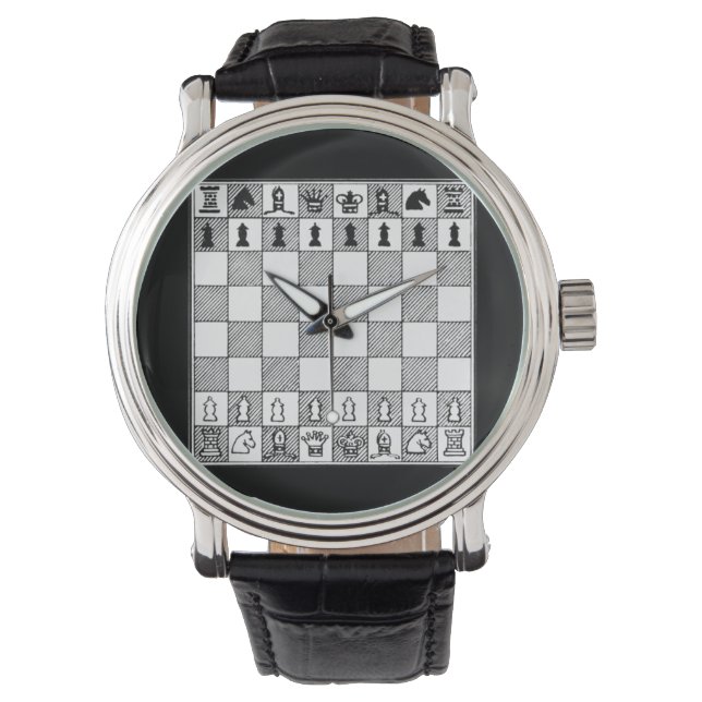 Montre Thème d'échecs (devant)
