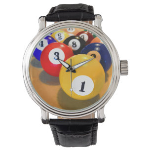 Montre Thème du billard masculin