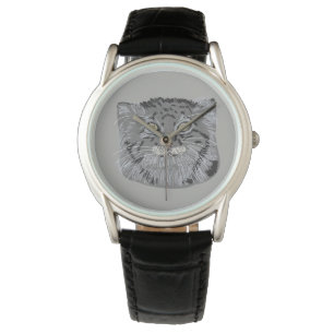 Montre Tibétain Pallas Chat Animaux sauvages Wristwatch