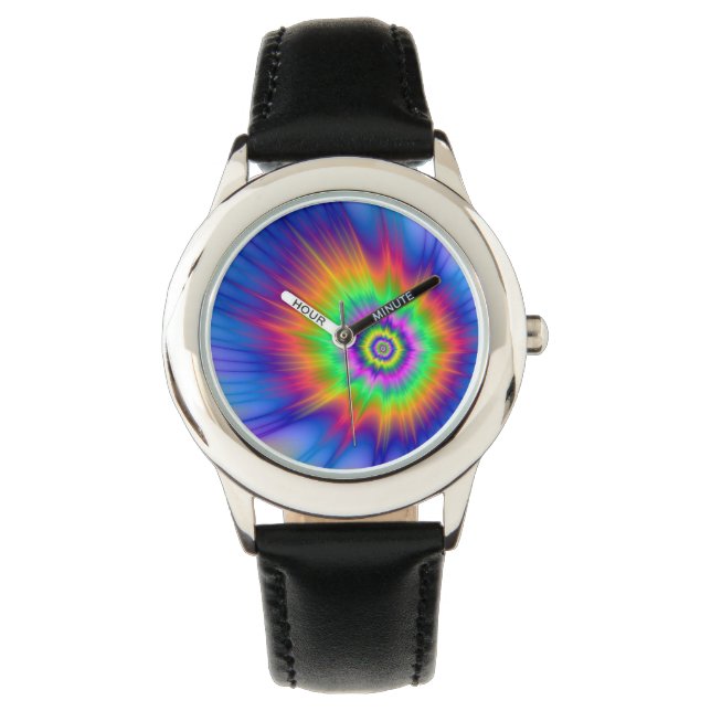 Montre Tie Dye Fireball (devant)