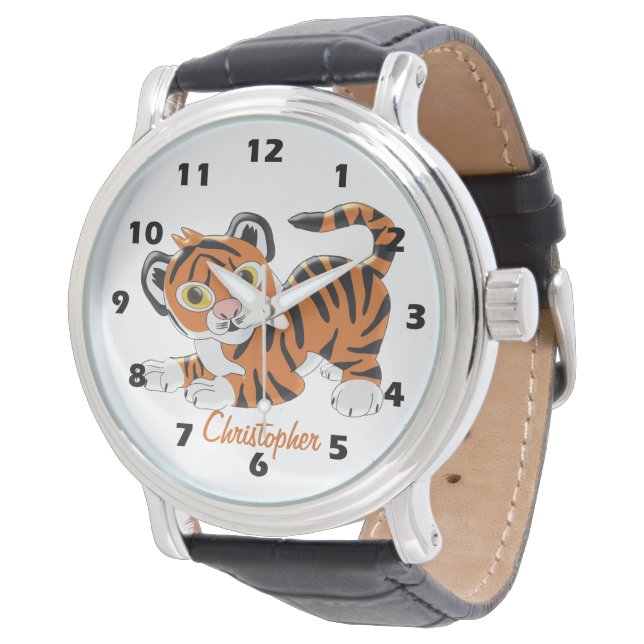 Montre Tiger Design Personalised (Incliné)
