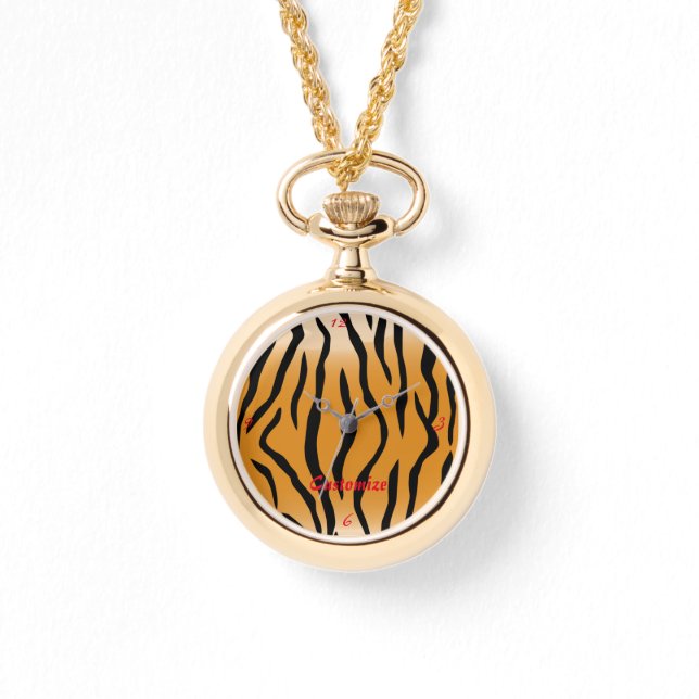 Montre Tiger Stripes Motif Thunder_Cove (Recto)