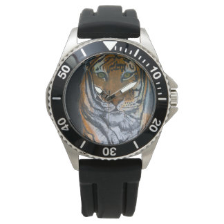 MONTRE TIGER WATCH DESIGN DE L'ARTISTE PAULA REILLY