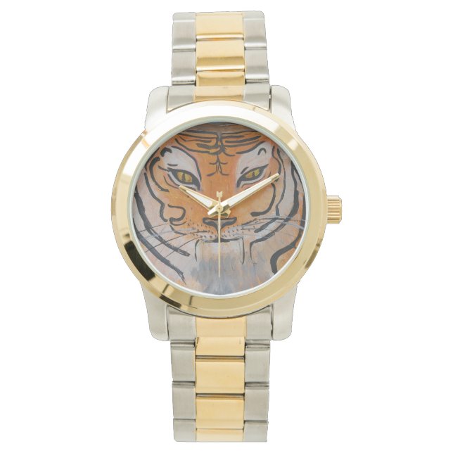 MONTRE TIGER WATCH DESIGN PAR PAULA REILLY. (devant)