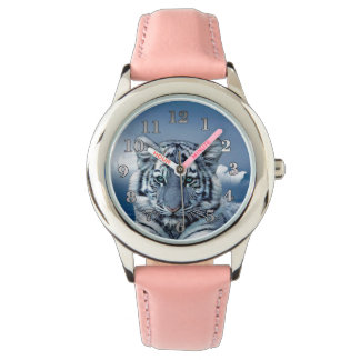 Montre Tigre blanc bleu